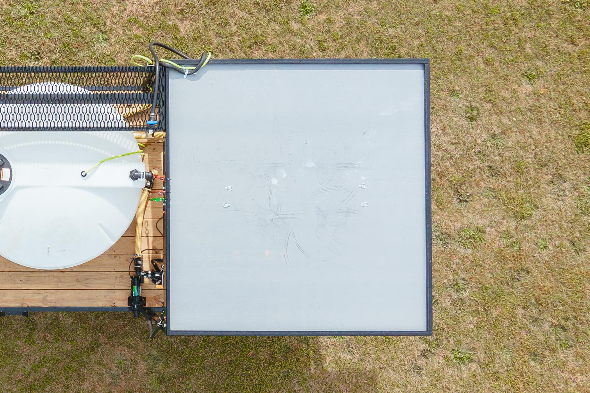 Compact Drone Trailer Empty Flight Deck