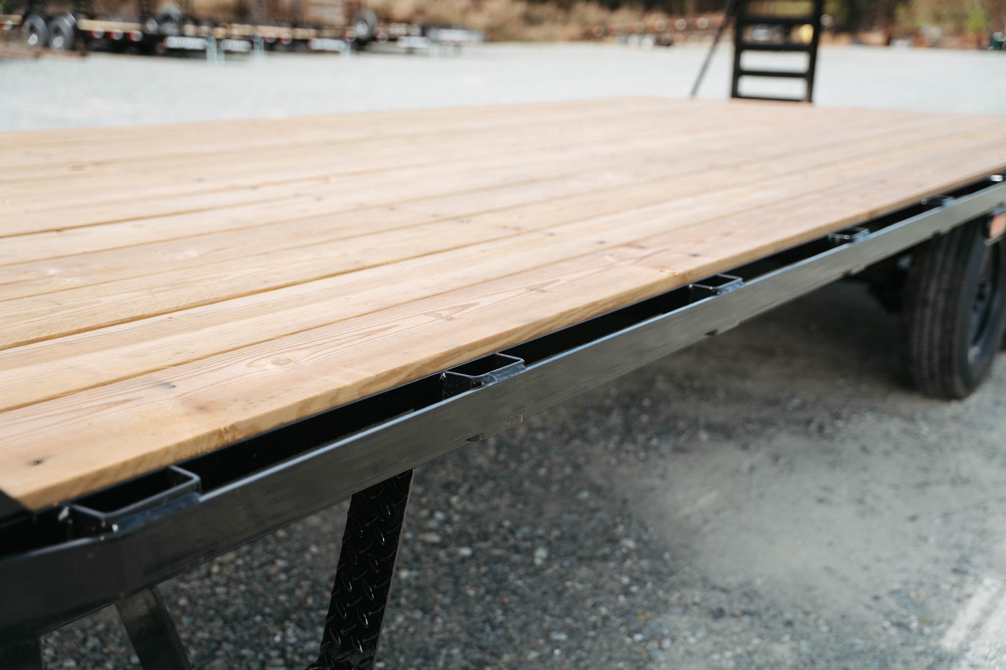 Model F1-14 Rub Rail and Stake Pockets 