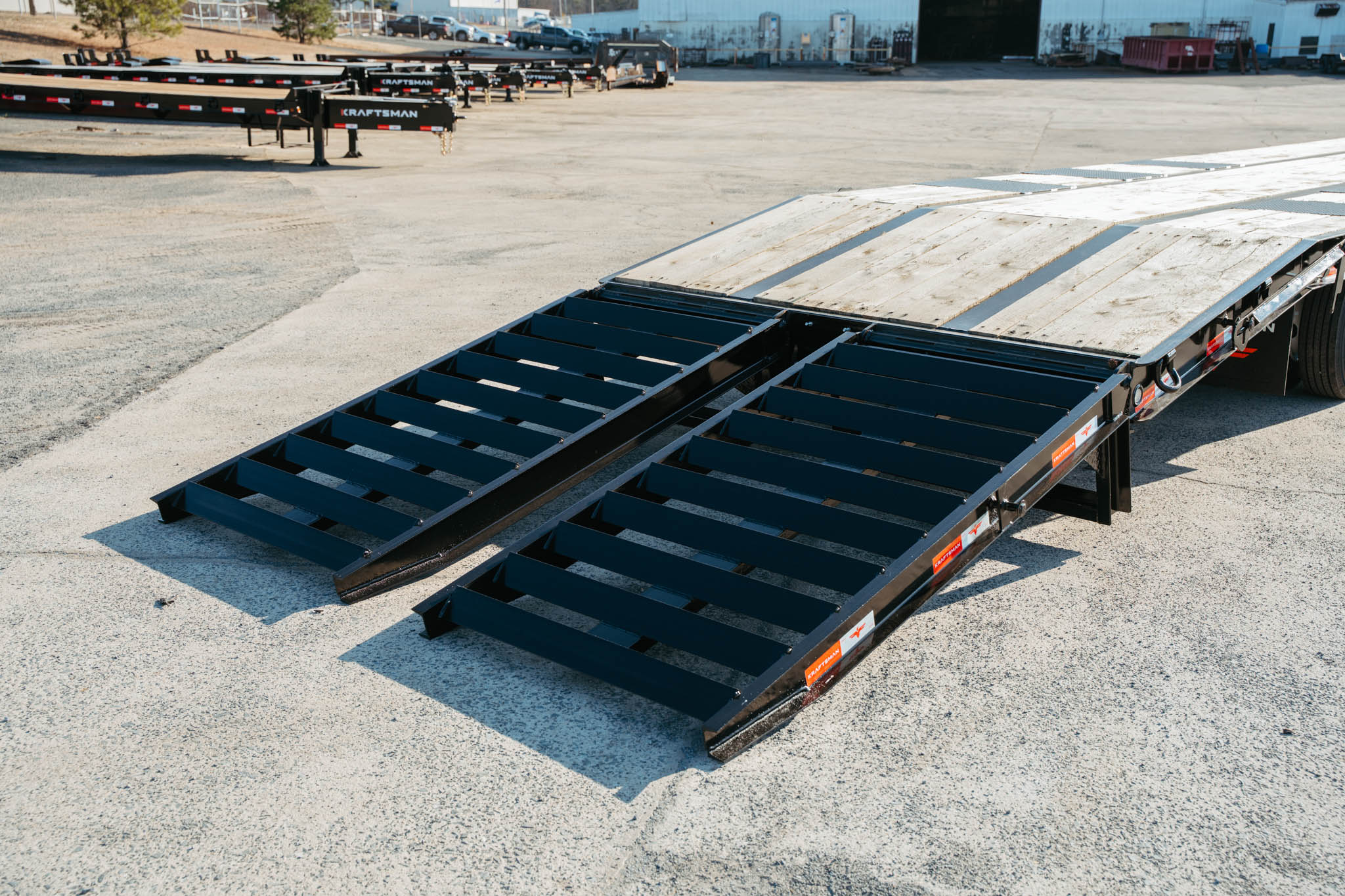 Model HP-50 LA Fully Extended Ramps