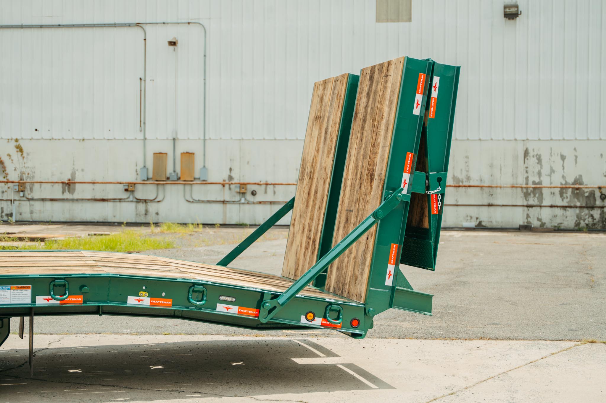 Model HP-60 PS-LA Trailer Wood Ramps