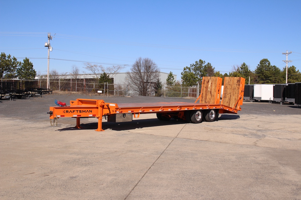 20 ton Paver Special flatbed | Kraftsman Trailers