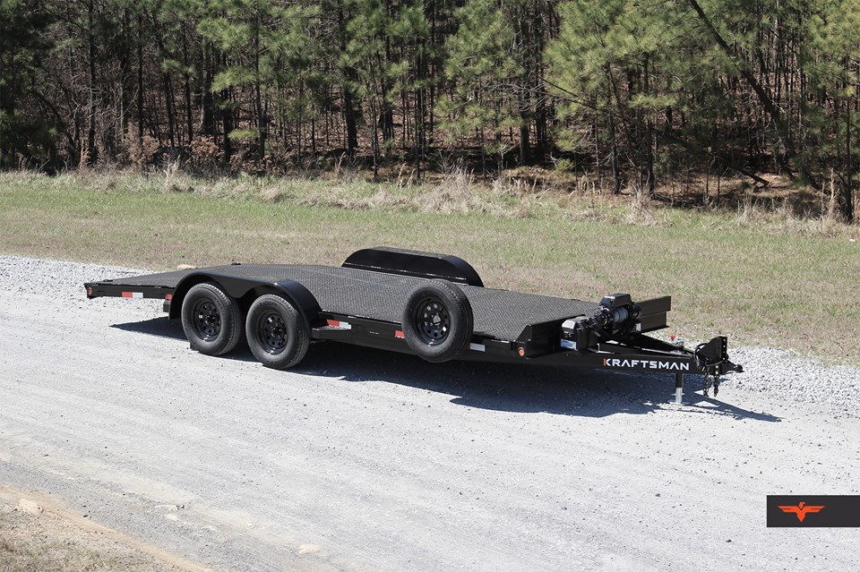 C4-X 7K Elite All Steel Single Car Hauler | Kraftsman Trailers