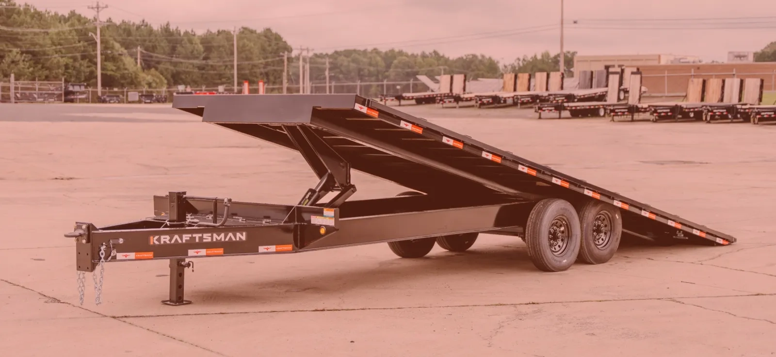 Kraftsman Deckover Tilt Trailer 