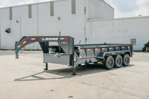 Lamar Gooseneck Dump Trailer