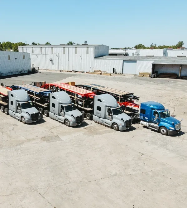 Truck loads of Trailers